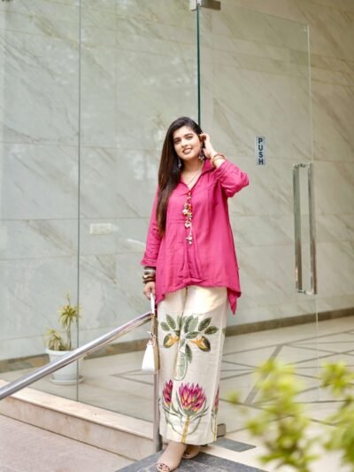 Botanical Bloom Co-ord Set by Sarwadhya Couture