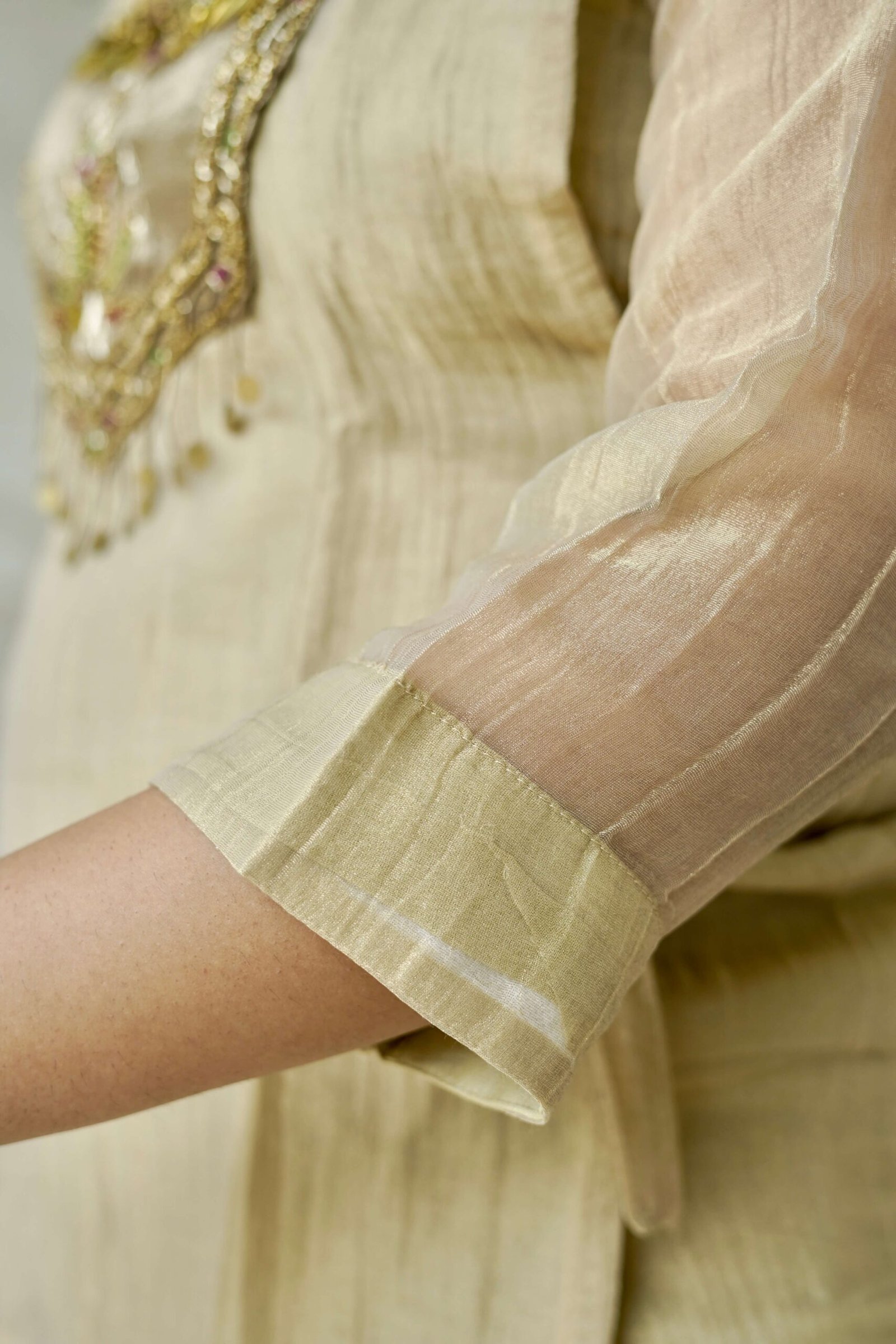 Regal Heritage Co-ord Set by Sarwadhya Couture - Image 6