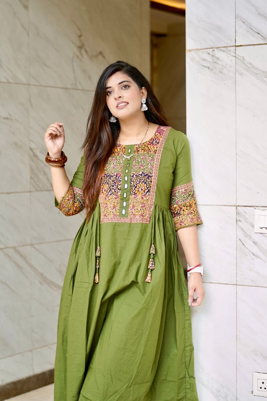 Olive Grace Cotton Co-ord Set - Image 2